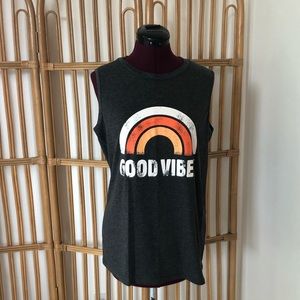 GOOD VIBES muscle tank